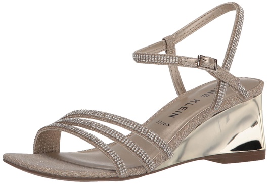 Anne Klein Women's Genova Wedge Sandal