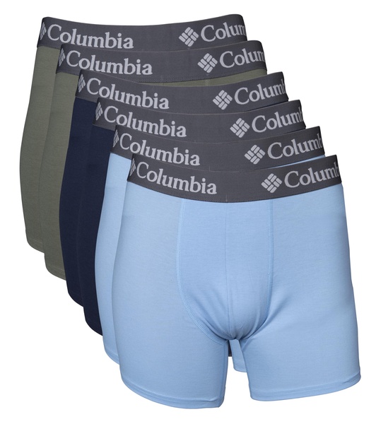 Columbia Amazon Exclusive 6 Pack Performance Boxer Brief