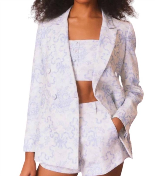 limine jacket in blissful blue