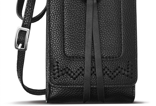 women's interlok phone organizer bag in black