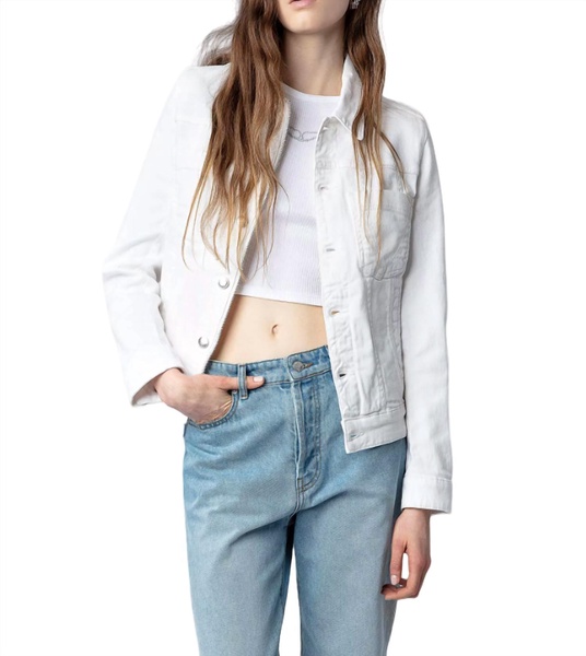 kiomy eco love denim jacket in judo