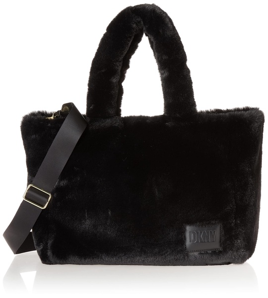 DKNY Hadlee Md Tote, Black/Gold