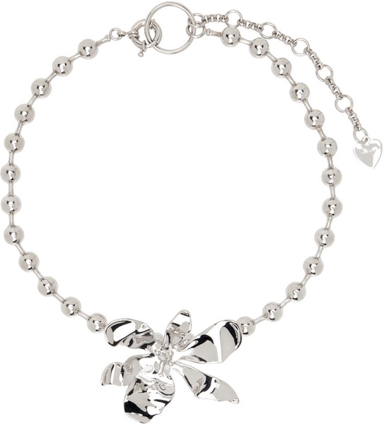 Silver Flower Necklace