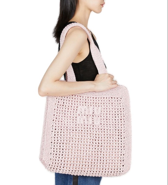 Miu Miu Crochet Shopping Bag