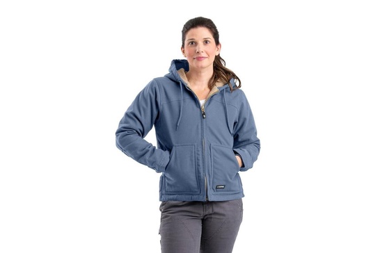 Women's Lined Softstone Duck Hooded Jacket