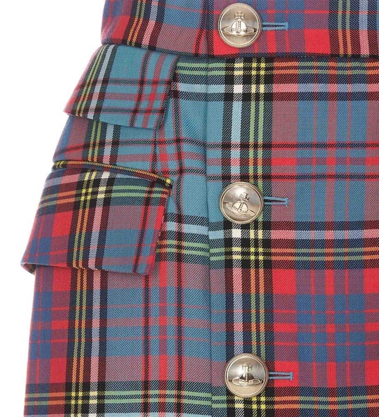 Vivienne Westwood Checked A-Line Skirt