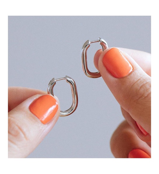 Silver Hoop Earrings - Rox Small Silver