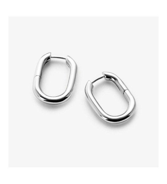 Silver Hoop Earrings - Rox Small Silver