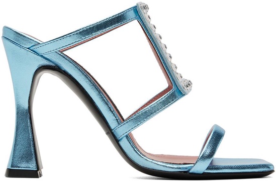 Blue Hoya Heeled Sandals