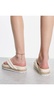 RAID Calvine espadrille toe post sandals in cream