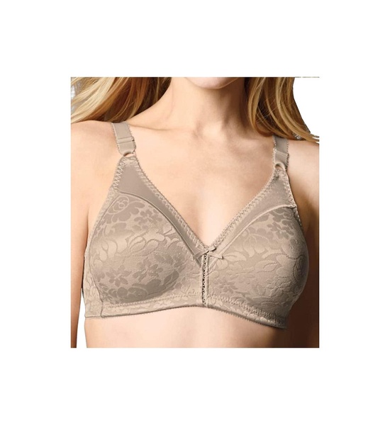 Bali Women's Double Support Spa Closure Wire-Free Bra, Soft Taupe, 40DD