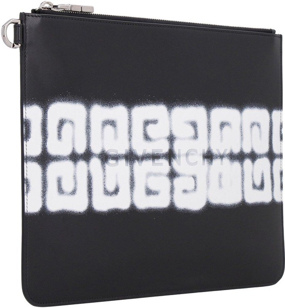 Givenchy 4G Tag Effect Printed Large Pouch