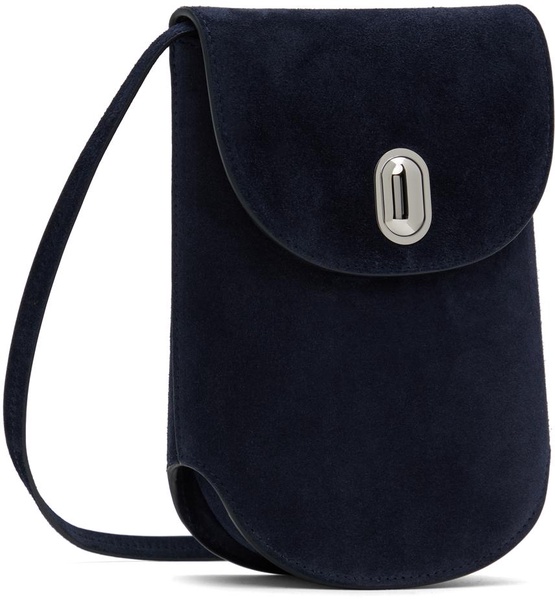 Navy Tondo Pouch