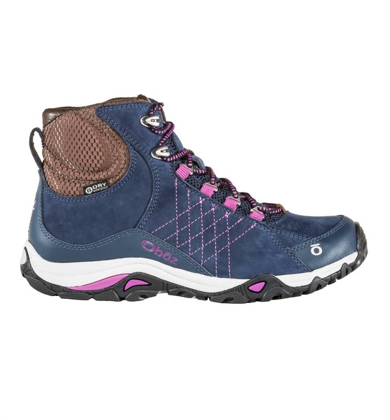 women's sapphire mid waterproof hiking shoes - regular width in huckleberry