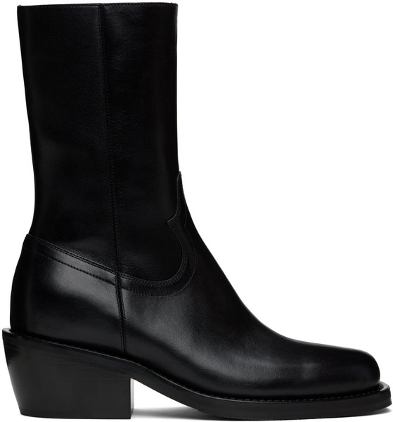 Black Leather Boots