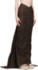 SSENSE Exclusive Brown Denim Maxi Skirt