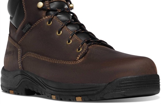 men's caliper 6" work boot in brown