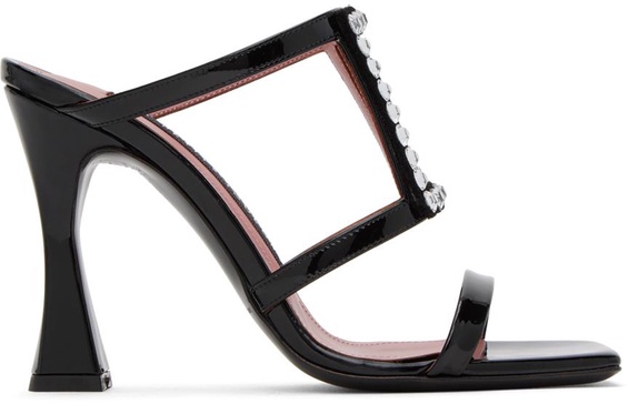 Black Hoya Heeled Sandals