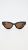 Bold Ribbon Narrow Sunglasses