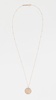 14k Small Sunbeam Medallion Necklace