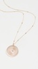 14k Small Sunbeam Medallion Necklace