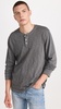 Skhi Long Sleeve Henley Top