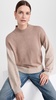 Cotton Cashmere Funnel Sweater