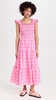 Smocked Tiered Midi Dress