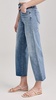 Cropped Alexa Raw Cut Hem Jeans