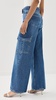 Cary Belted Cargo High Rise Slouchy Jeans