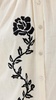 Kiki Noir Rose Embroidered Shirt