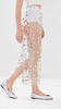 Gus Skirt Sequin Blossom Tulle Clear