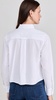 Fino Boxy Cropped Tuxedo Button Down Top