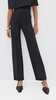 Pintuck Fitted Straight Pull-On Pants