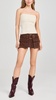 Suede Micro Mini Skort