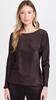 Barb Boat Neck Long Sleeve Blouse