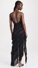 Vienna Ruffle Maxi Dress with Built In Bodysuit