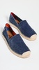 Cevio Slip Washed Canvas Espadrilles