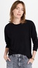 The Long Sleeve Slouchy Cut Off Tee