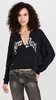 New York Cropped Crew Neck Sweatshirt