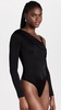 Nadia One Shoulder Thong Bodysuit