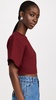 Fringe Brooch Cropped T-Shirt