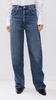 Ayla Baggy Cropped Regenerative Cotton Jeans