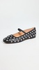 Greta Elastic Mary Jane Dome Stud Flats