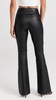 Leather-Like Flare Pants