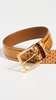 Narrow Semi Formal Mock Crock Print Belt