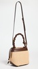 Ganni Raffia Bou Bucket Bag