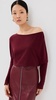 Lavina Draped Off Shoulder Sweater