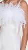 Boheme Slip Dress with Feathers