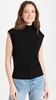 Arco Cashmere Sleeveless Turtleneck Sweater